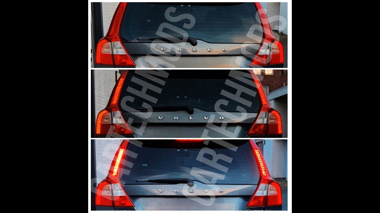 V70LED Module Installation preview. Tail lights upgrade for Volvo V70