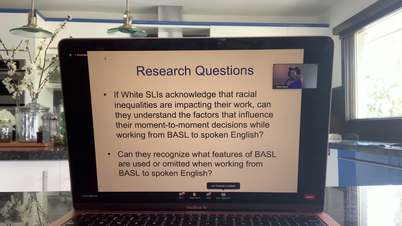 The erasure of Black American Sign Language: An examination of working into spoken English.