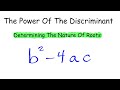 The Discriminant (Determining the Nature of Roots)