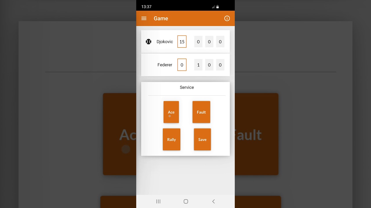 StatsPoint Tennis Tracker demo - Kivy / KivyMD