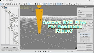 Convert BVH files to use in reallusion iclone7