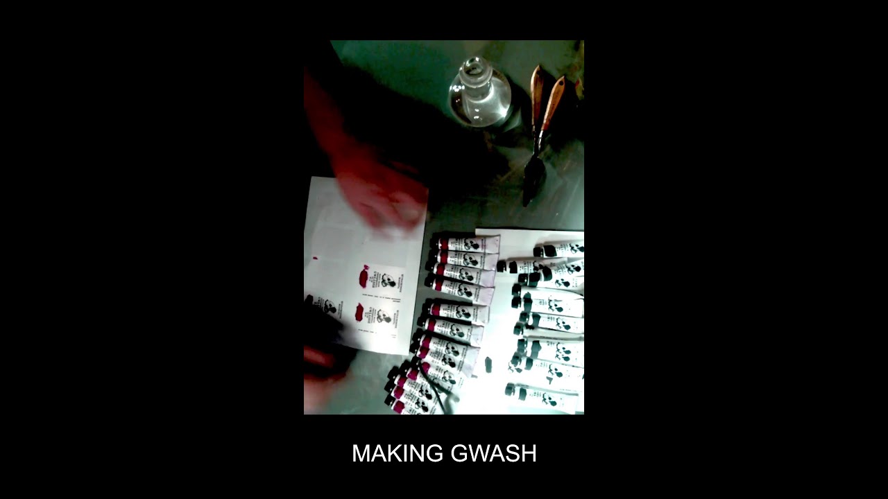 Making Gouche Paint from Scratch! Part 4