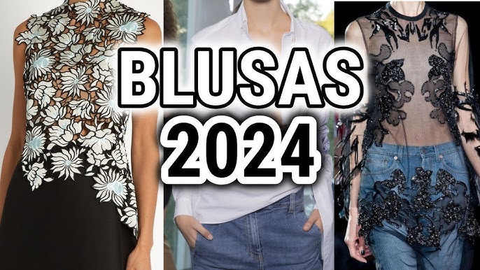 BLUSAS DE MODA Y TENDENCIAS 2024-23 JUVENILES Y CASUALES PARA