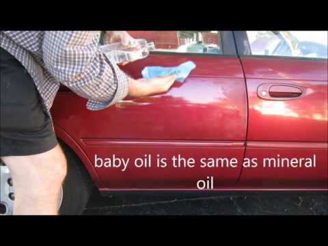 Robb Reviews Will baby oil make a car look new ?