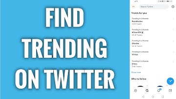 How To Find Trending On Twitter