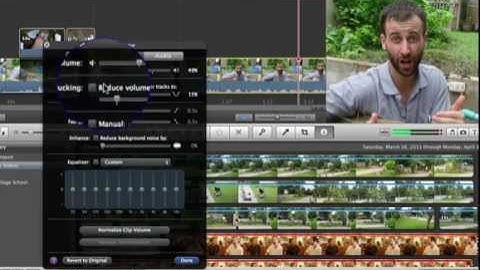 5 How to turn on wave forms and adjust volume in iMovie 11.mp4