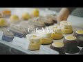 CAFE VLOG Vo.6 | A Calm Relaxing Day at the Cafe | Cake Coffee Dessert Shop Everyday Life | 多伦多蛋糕店日常