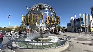 Universal Studios Hollywood Globe at Entrance Daytime