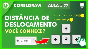 Como mudar a distância de deslocamento das setas do teclado no Corel de modo fácil