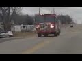 Sand Springs, Engine 2 &amp; Squad 2 (Brush tender) responding to wildfire fire in Mannford.