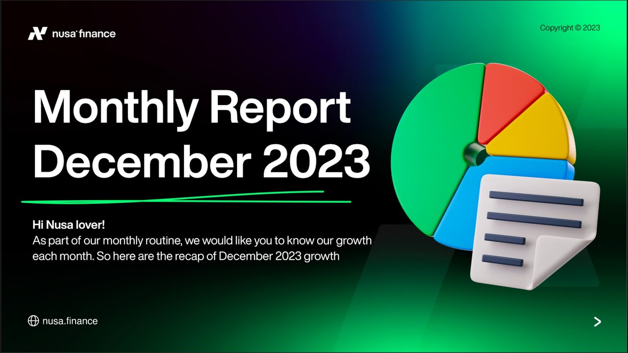 Monthly report december 2023 youtube