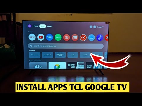 How To Install Apps TCL Google Tv - YouTube