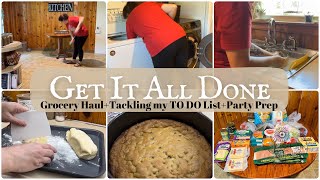 Tackling My To Do List  Homemaker Motivation + Grocery Haul + Party Prep + Home Reset