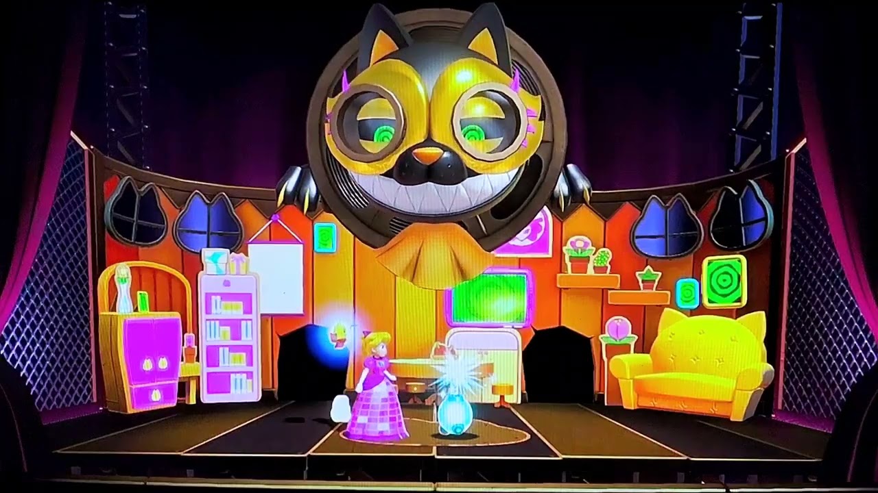 Princess Peach Showtime: Purrjector Cat Boss fight 