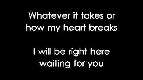 Right Here Waiting by Richard Marx Lyrics