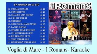 VOGLIA DI MARE- I ROMANS - DANIELE MONTENERO - KARAOKE- Santi Panichi