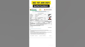UGC NET 2024 Result & Qualified Candidate