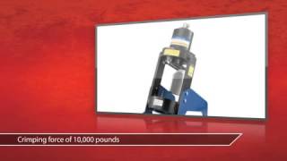 Hydraulic Crimping Machine, 1/4 to 1 1/4 In Cap - EATON Product Review Video