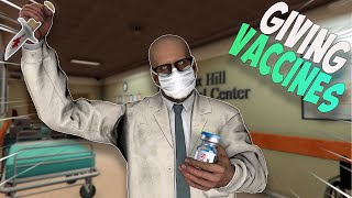 I VACCINATED Players As A DOCTOR In GTA 5 RP