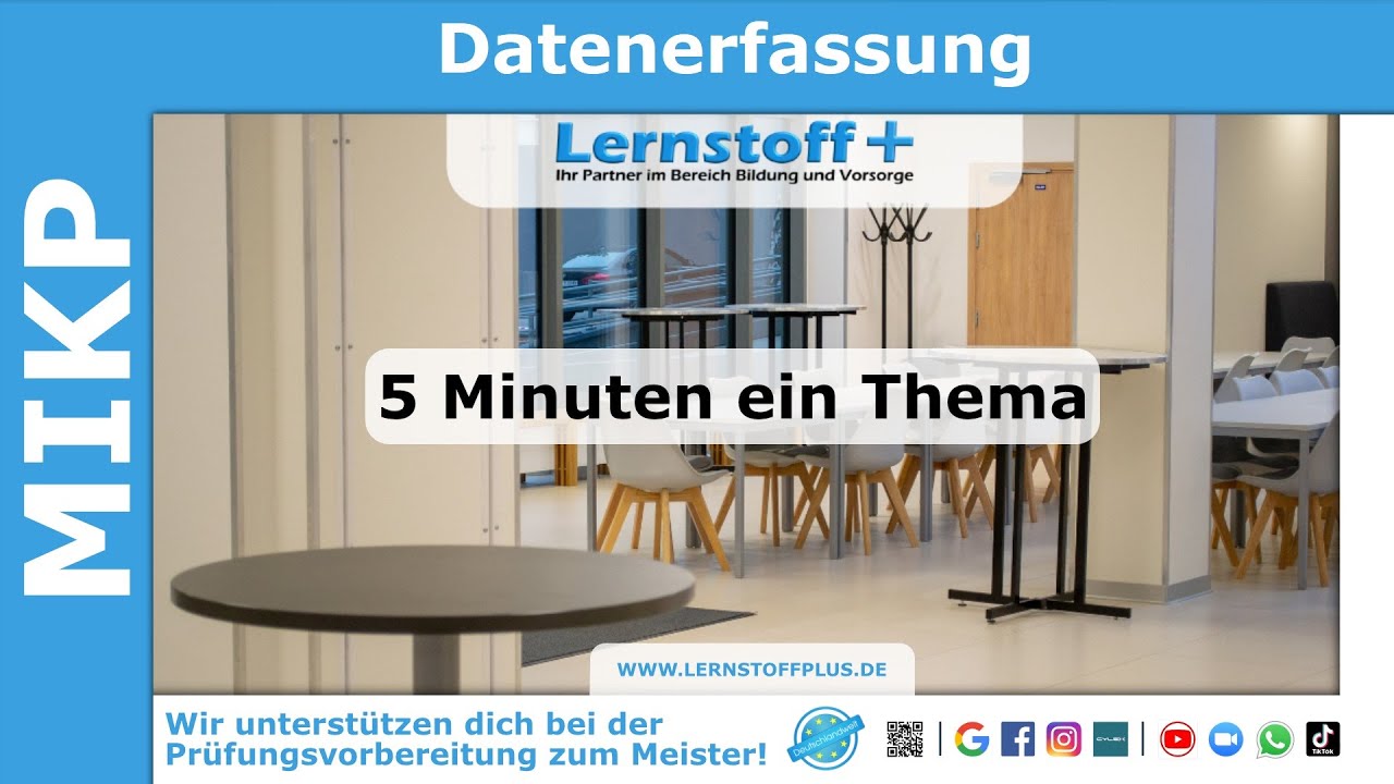 Industriemeister | Logistikmeister | MIKP | Datenerfassung