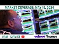 Stocks eye record highs as cooler inflation revives Fed rate cut hopes | May 15 Yahoo Finance