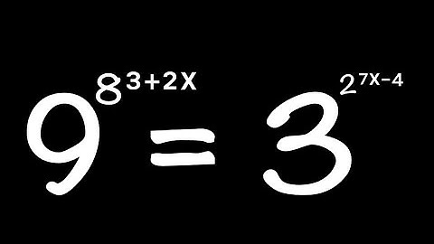Math Olympiad Problem | Solving a Nice and Easy Exponential equation solved using laws of  indices