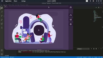 my PyQt5 music player - modern GUI