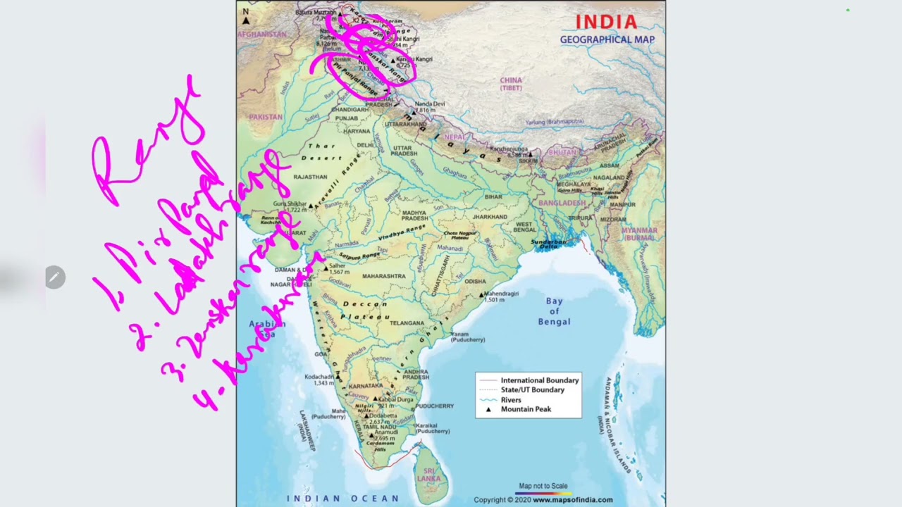 MAP hmangin Geography zir ang