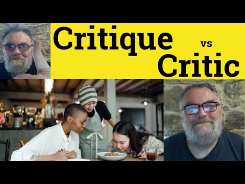 Video: Critica are o formă de plural?