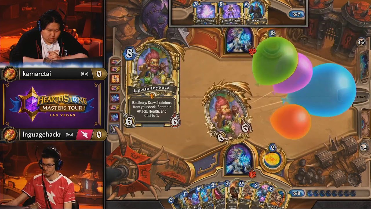 Hearthstone Masters Tour Las Vegas 2019: Kamaretai vs Languagehacker | Day 2 Swiss Stage
