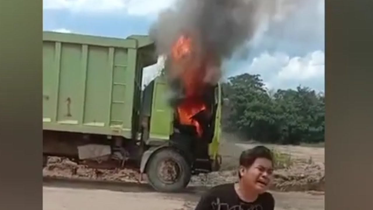 On Fire truck accident 🔥🔥🔥