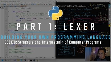 Building your own programming language in Python3 - Part 1: LEXER