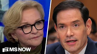 'What happened to you?': McCaskill reacts to former colleague Rubio's testimony