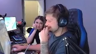 S1mple makes his girlfriend jelaus