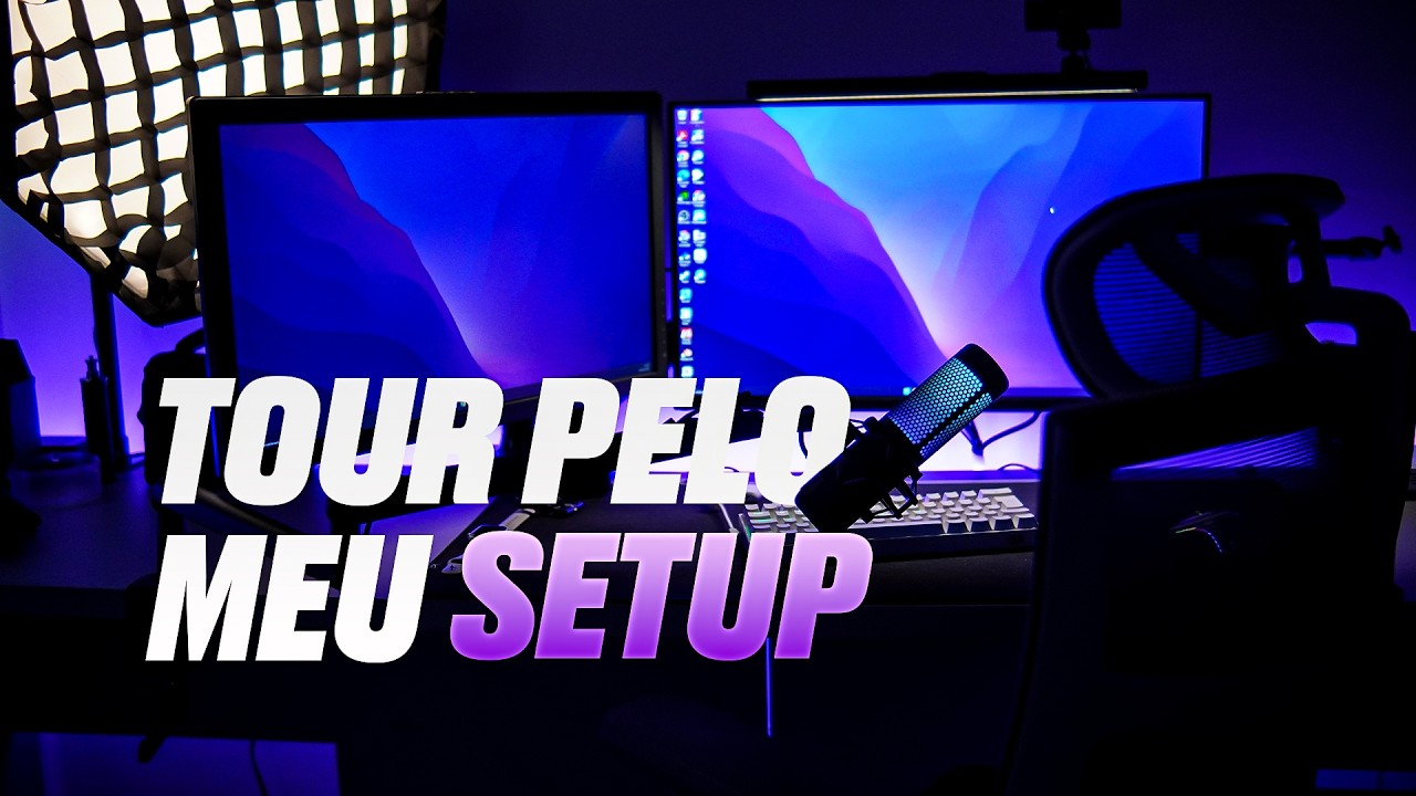 TOUR pelo meu setup de 2026 | Designer Gráfico