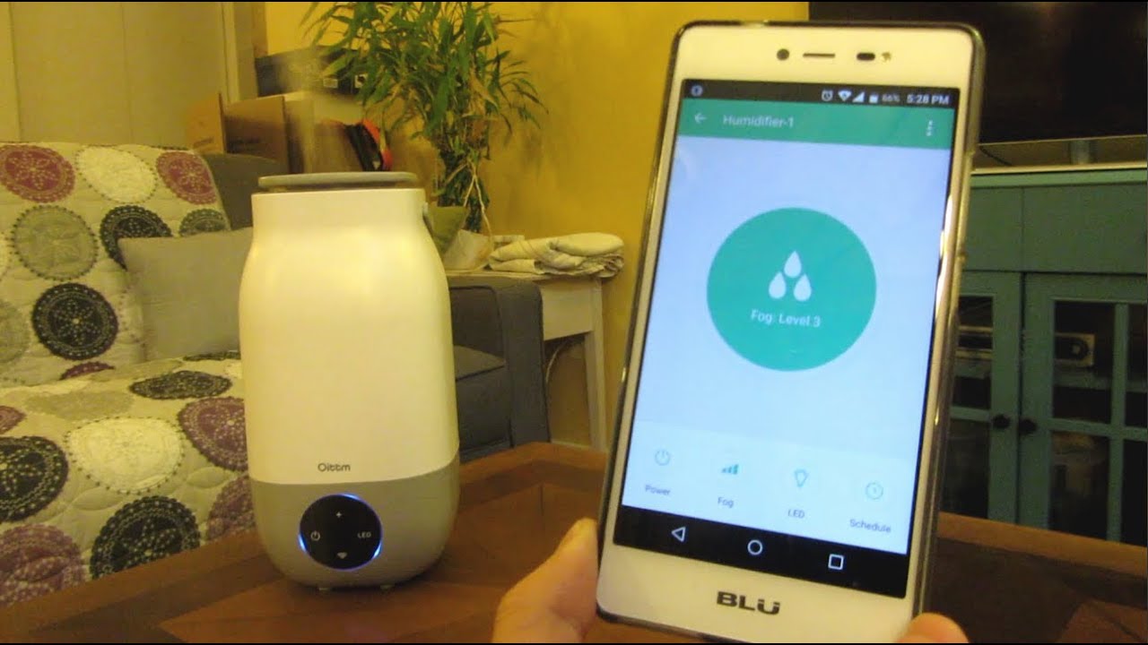 Oittm Wifi Smart Humidifier | Smart App Features - YouTube