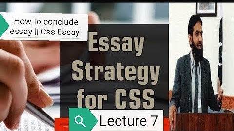 CSS/PMS English || ESSAY WRITING LECTURE 7 (By SIR.Amanuulah Gondal)