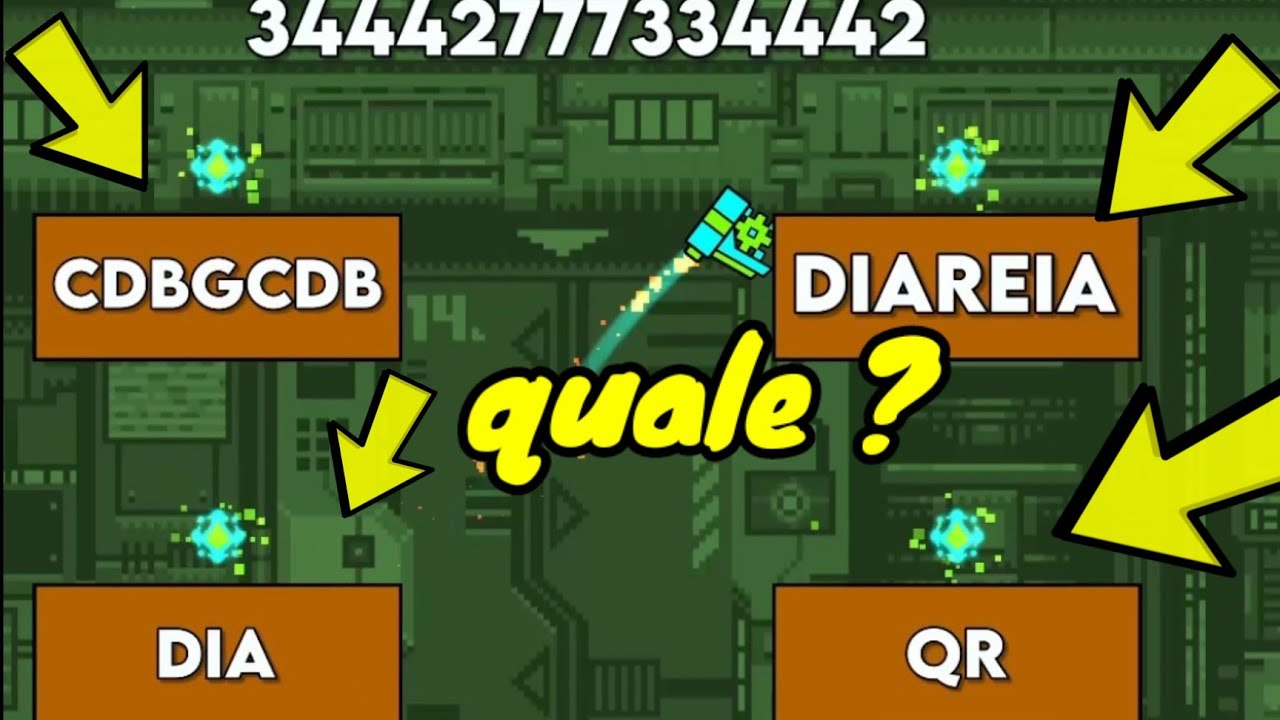 IL QUIZ MEGA DIFFICILI SU GEOMETRY DASH!
