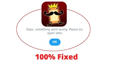 Fix Ace2Three Rummy Oops Something Went Wrong Error. Please Try Again Later Problem Error Solved