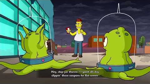 The Simpsons Game - Level 9: Invasion of the yokel-snatchers