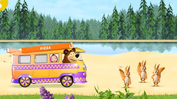 Masha and the Bear Pizzeria Game! Pizza Maker Game (Part 18)