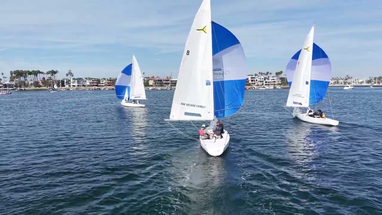 ⁣2026 Saturday Soling Regatta 2   Race 5 weather mark