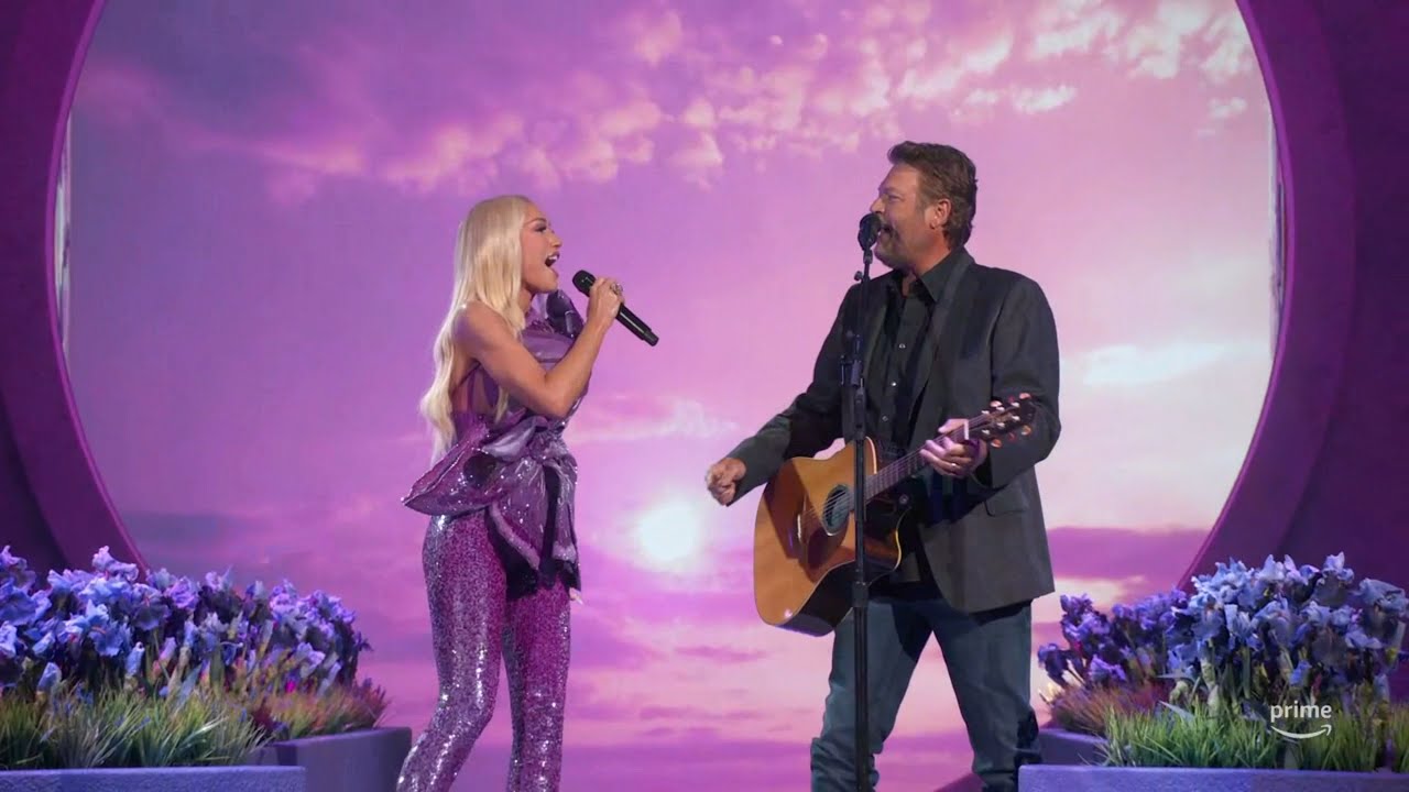 Blake Shelton and Gwen Stefani performing Purple Irises on the ACM Awards,  2024 - YouTube