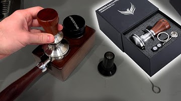 KNODOS 54mm Espresso Tamper for Breville Machines  Auto-Leveling Spring-Loaded Coffee Tamper