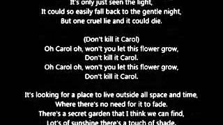 Manfred Mann - Don't Kill It Carol (Lyrics)