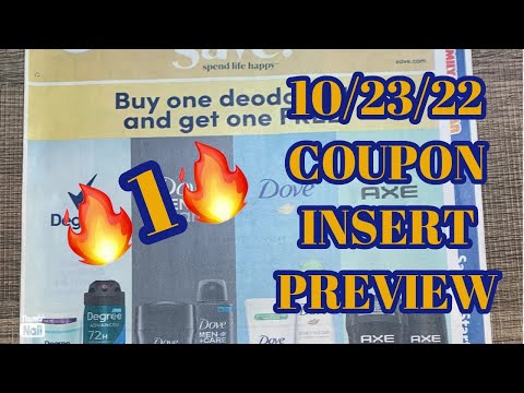 What coupons are we getting? 10/23/22 Coupon Insert Preview + Wellness Check-In!