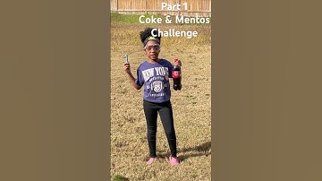 Coke & Mentos Experiment 🧪👩🏽‍🔬 was it was a success 🤔 #youtubeshorts #fyp #science #experiment