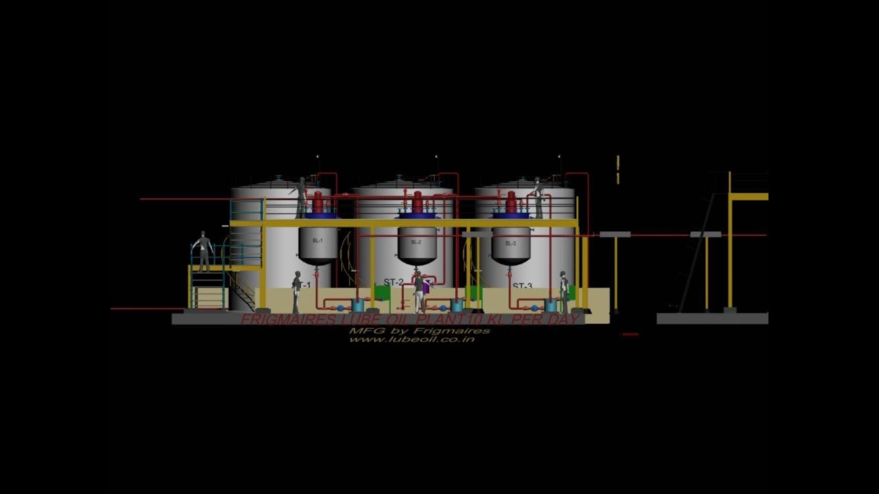FRIGMAIRES LUBE OIL PLANT 10MT PER DAY YouTube