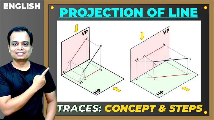 Projection of Lines | Horizontal and Vertical Trace | Explained