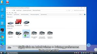 3 Installing Label Printer Driver on WIN and Prepare before use AM 246S 201104